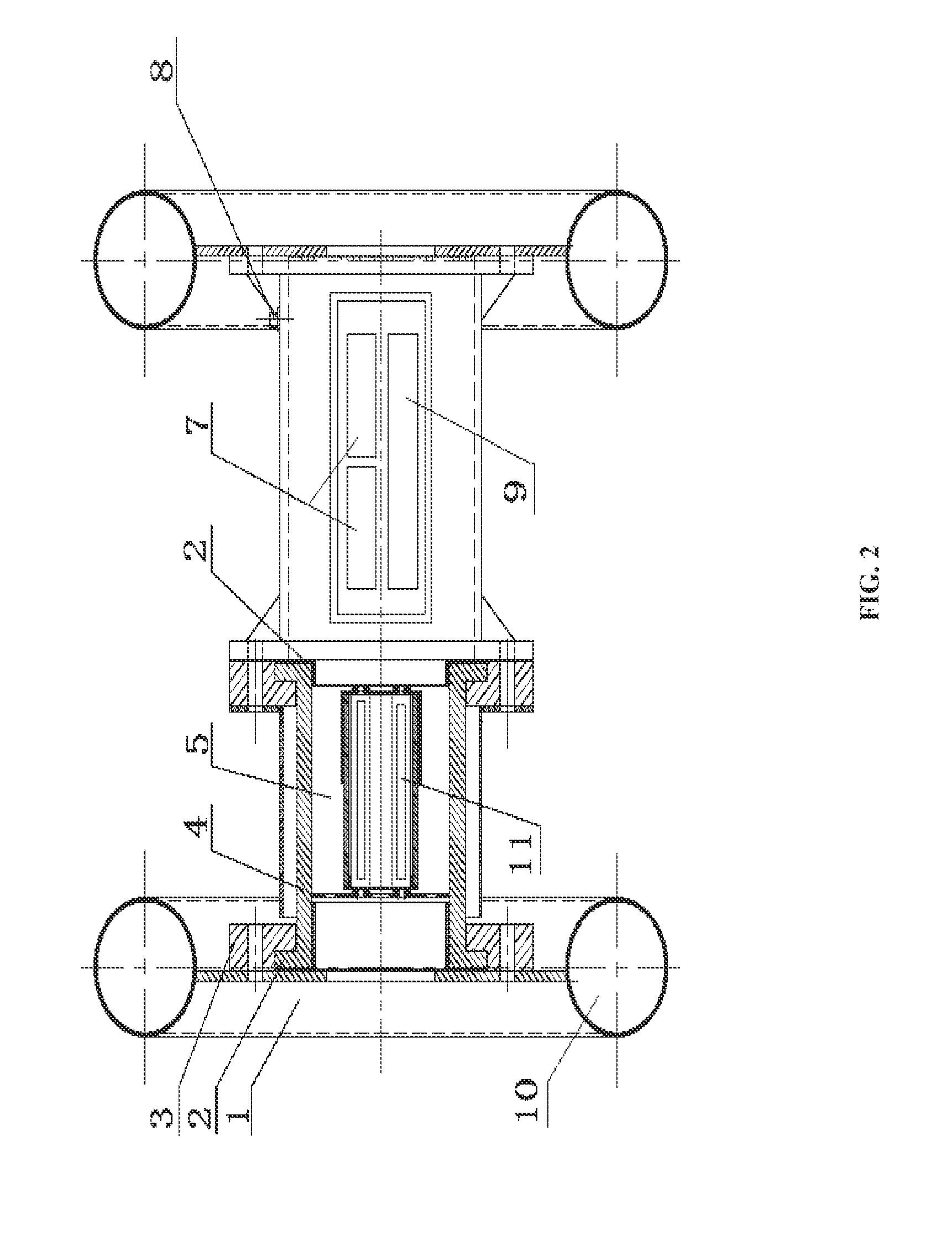 High-voltage direct current broad frequency-domain corona current measurement system