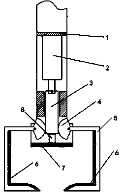 Mechanical claw in food industry