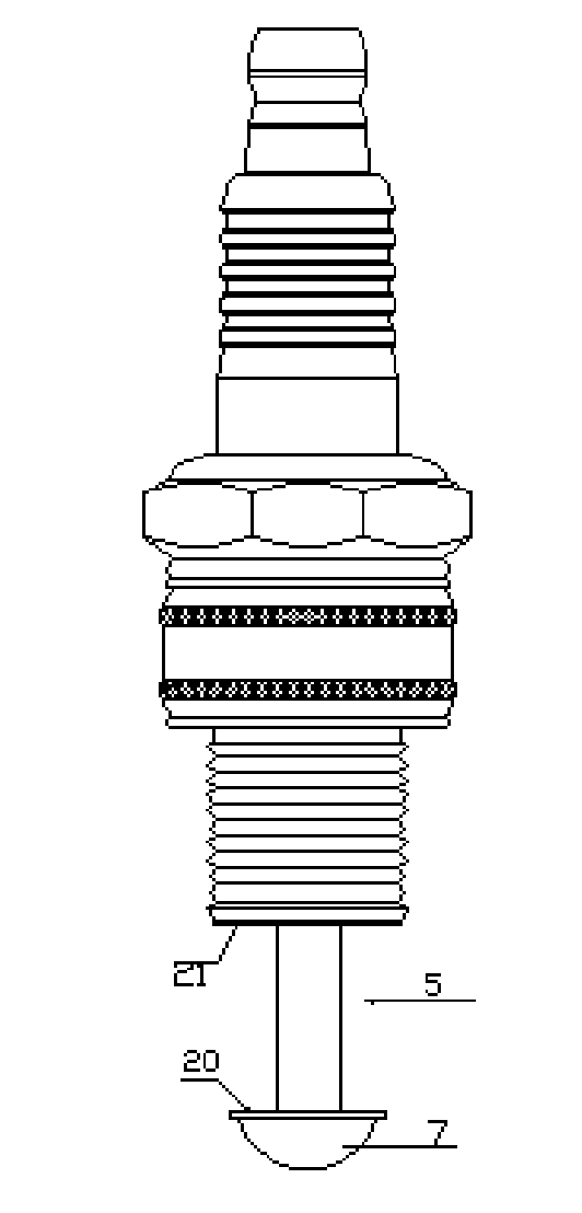 Flame-throwing nozzle of engine