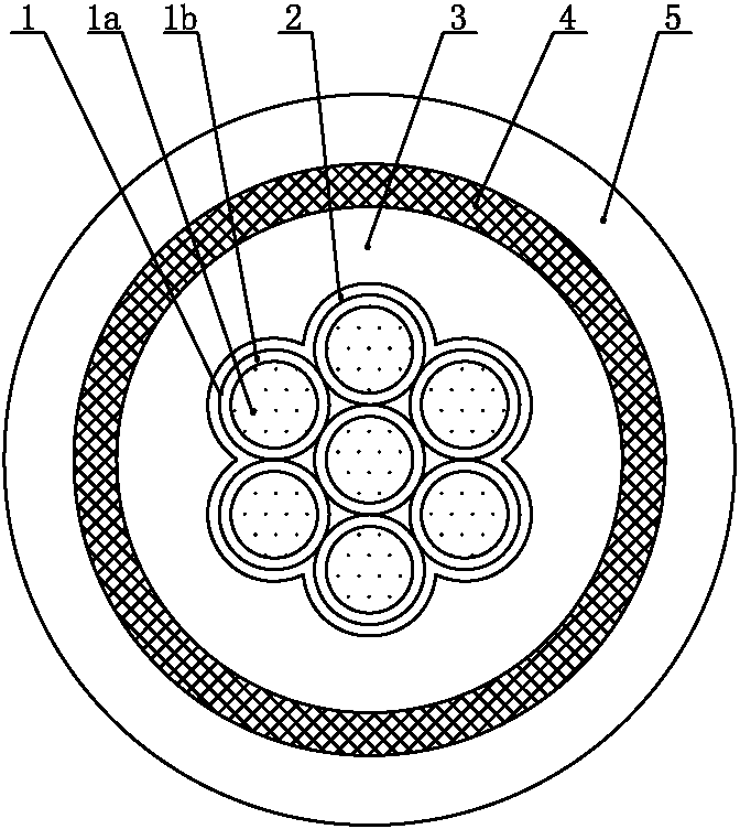 Control cable for flame-retardant fireproof boat and manufacturing method thereof