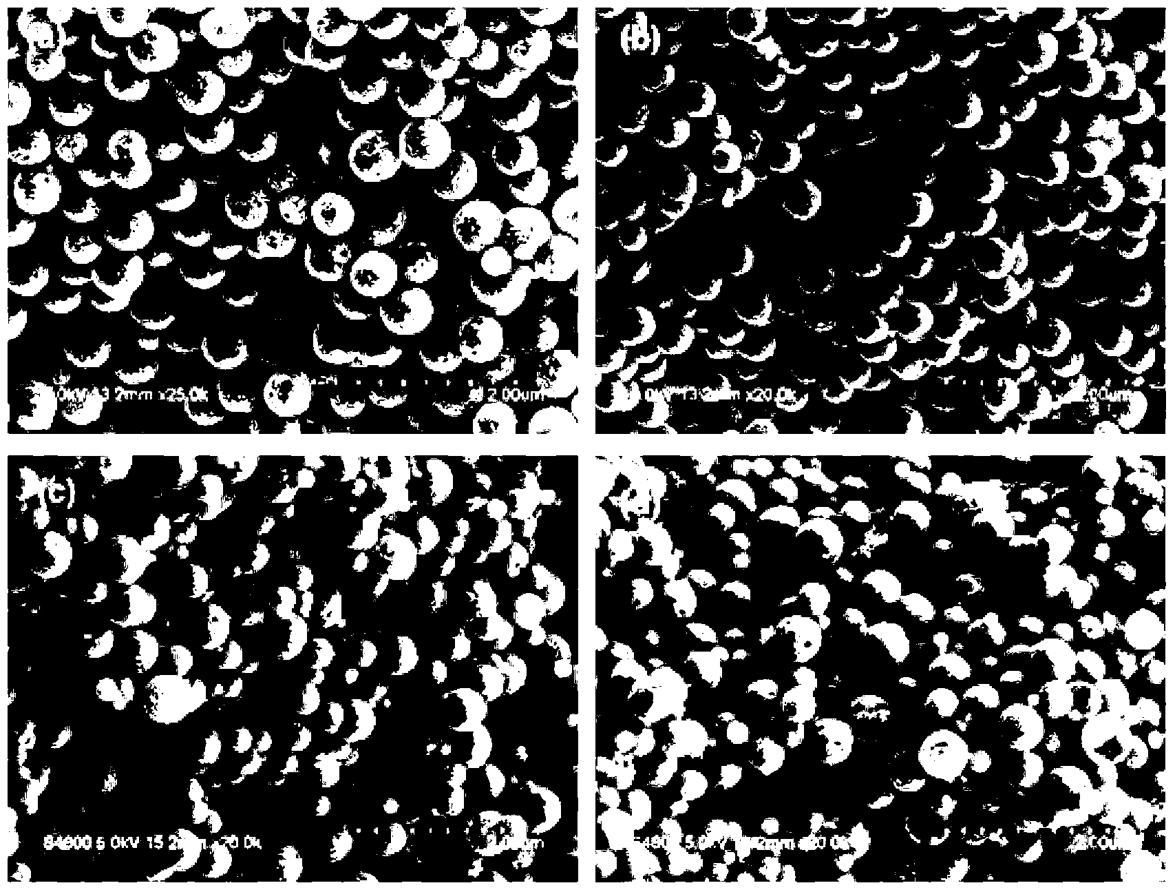 Preparation method of hollow Fe/Fe3O4@SiO2 nanostructure with adjustable wave-absorbing property