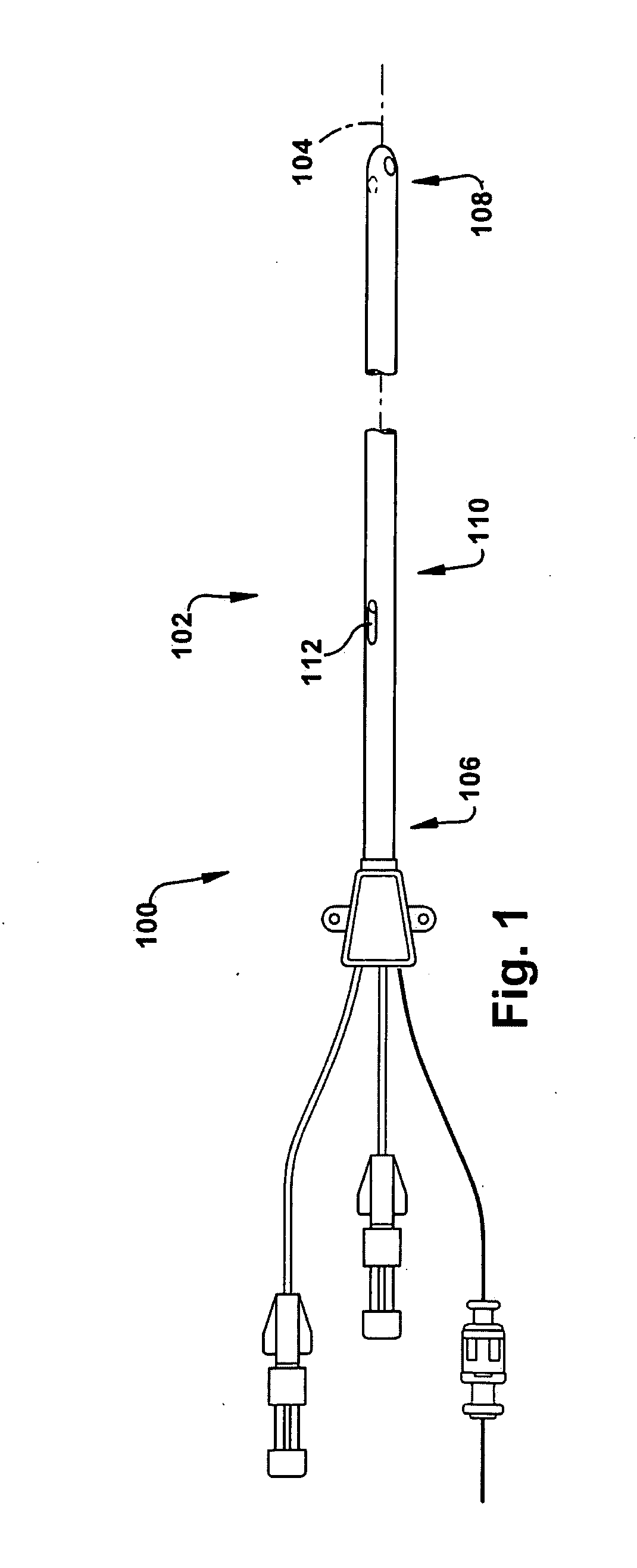 Intrajugular catheter