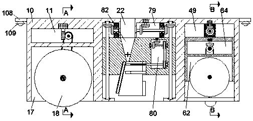 Degradable garbage security landfill device