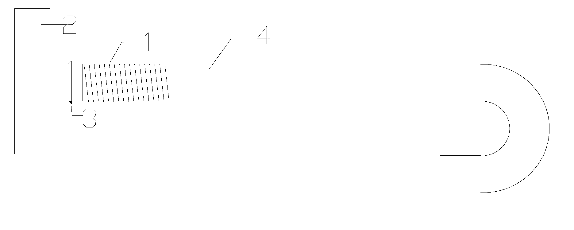 Construction method for planting wall lacing bars after pre-burying of sleeve assemblies