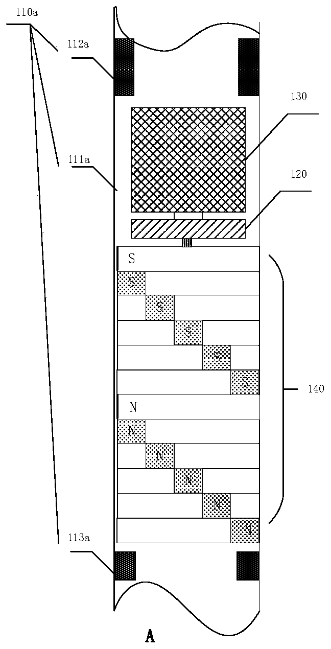 Intravascular ultrasonic diagnosis system and magnetic driving method