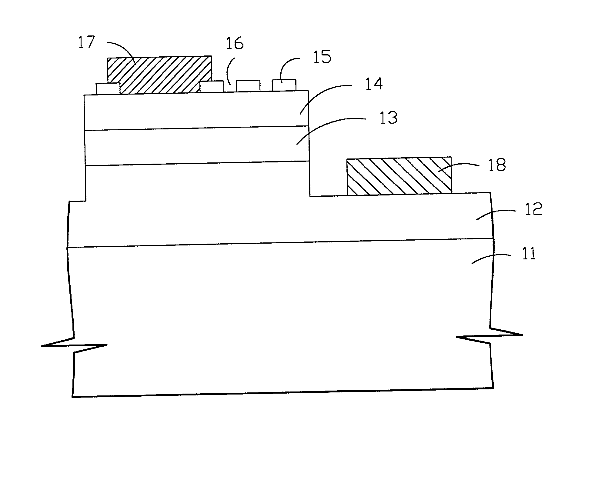 Light emitting diodes with spreading and improving light emitting area