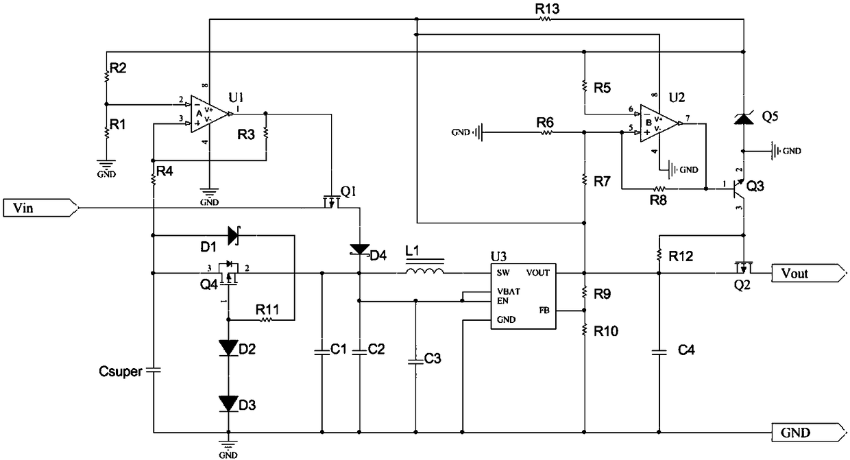 Supercapacitor backup power supply for main control board