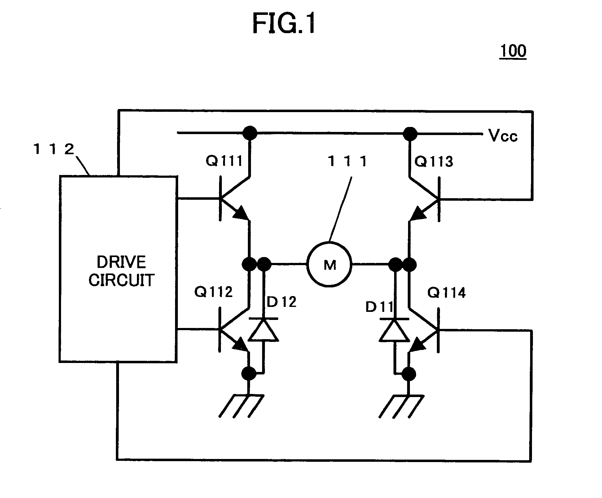 Motor drive circuit and motor drive method that can positively perform a brake operation