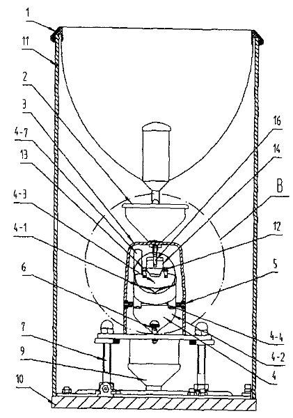 Tipping-bucket rain gauge with dual-steady state turning-board mechanism