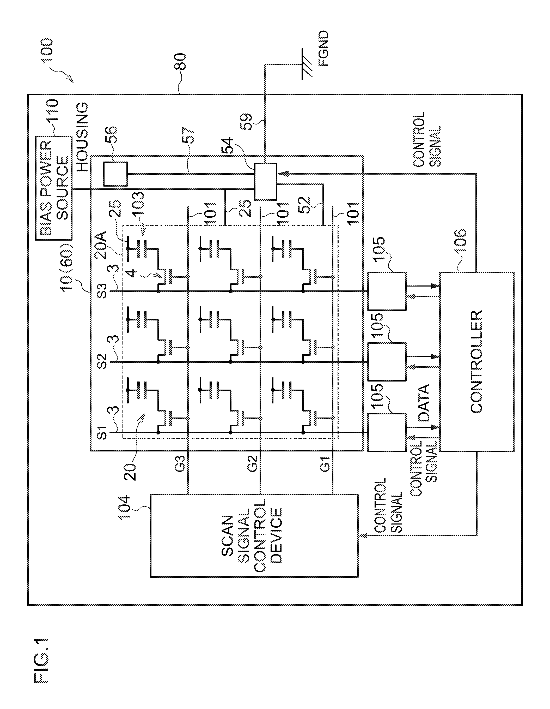 Photoelectric conversion substrate, radiation detector, and radiographic image capture device