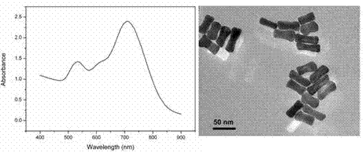 Dog-bone-shaped gold nanocrystal preparing method