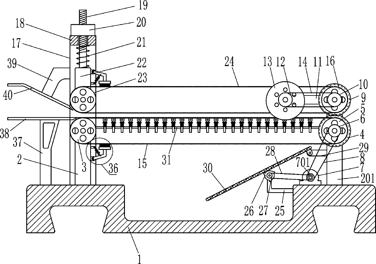 Garlic separating device