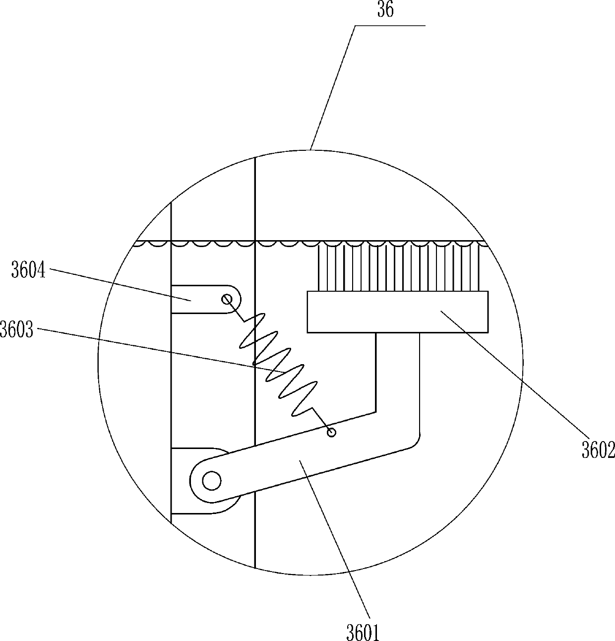 Garlic separating device