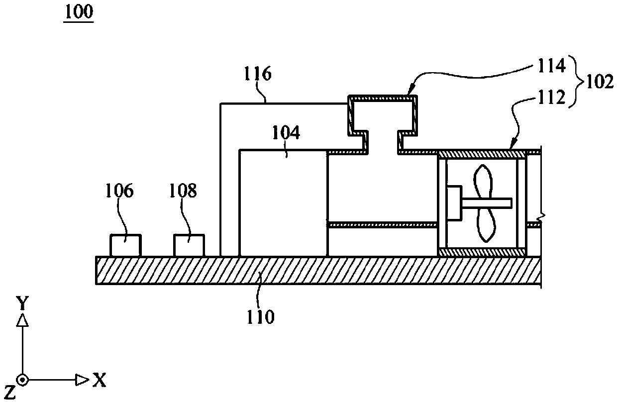 Fan system and sound suppression method thereof