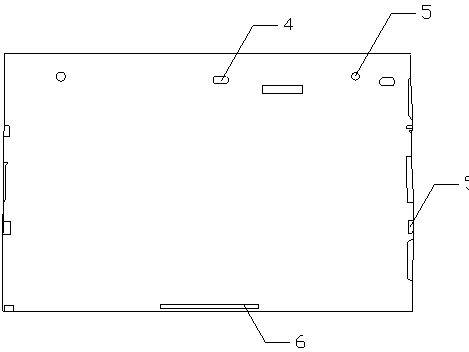 Detection jig for back plates of display screen