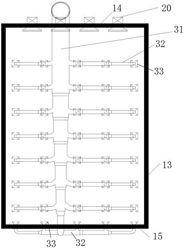 Steel structure spraying system with purifying function