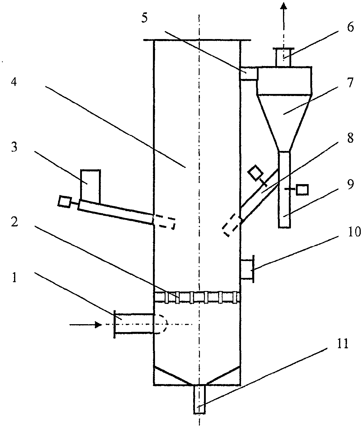 Method and device for preparing and purifying carbon dioxide adsorbent