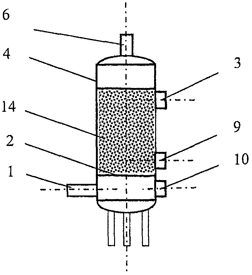 Method and device for preparing and purifying carbon dioxide adsorbent