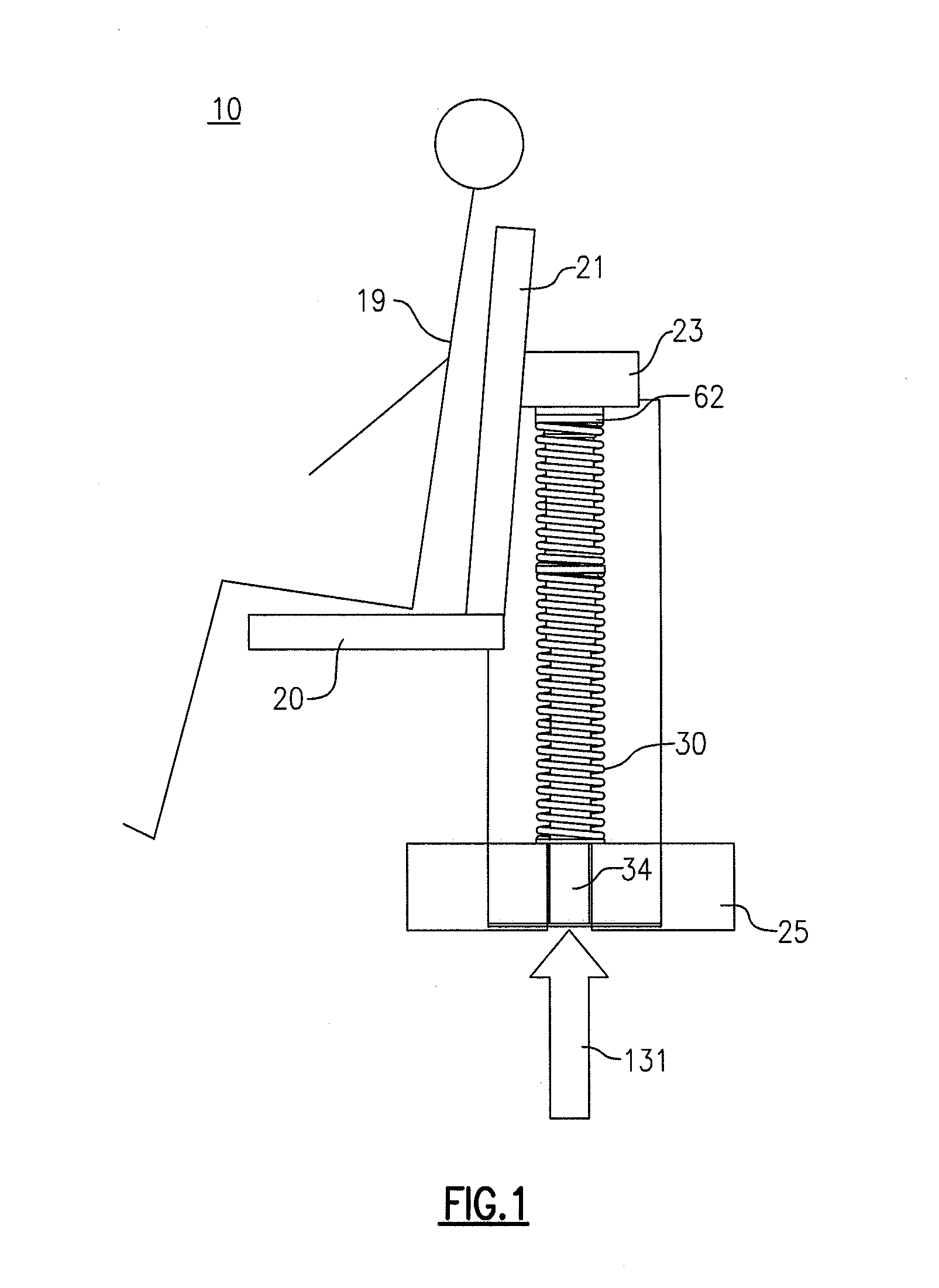 Weight compensating shock isolator assembly