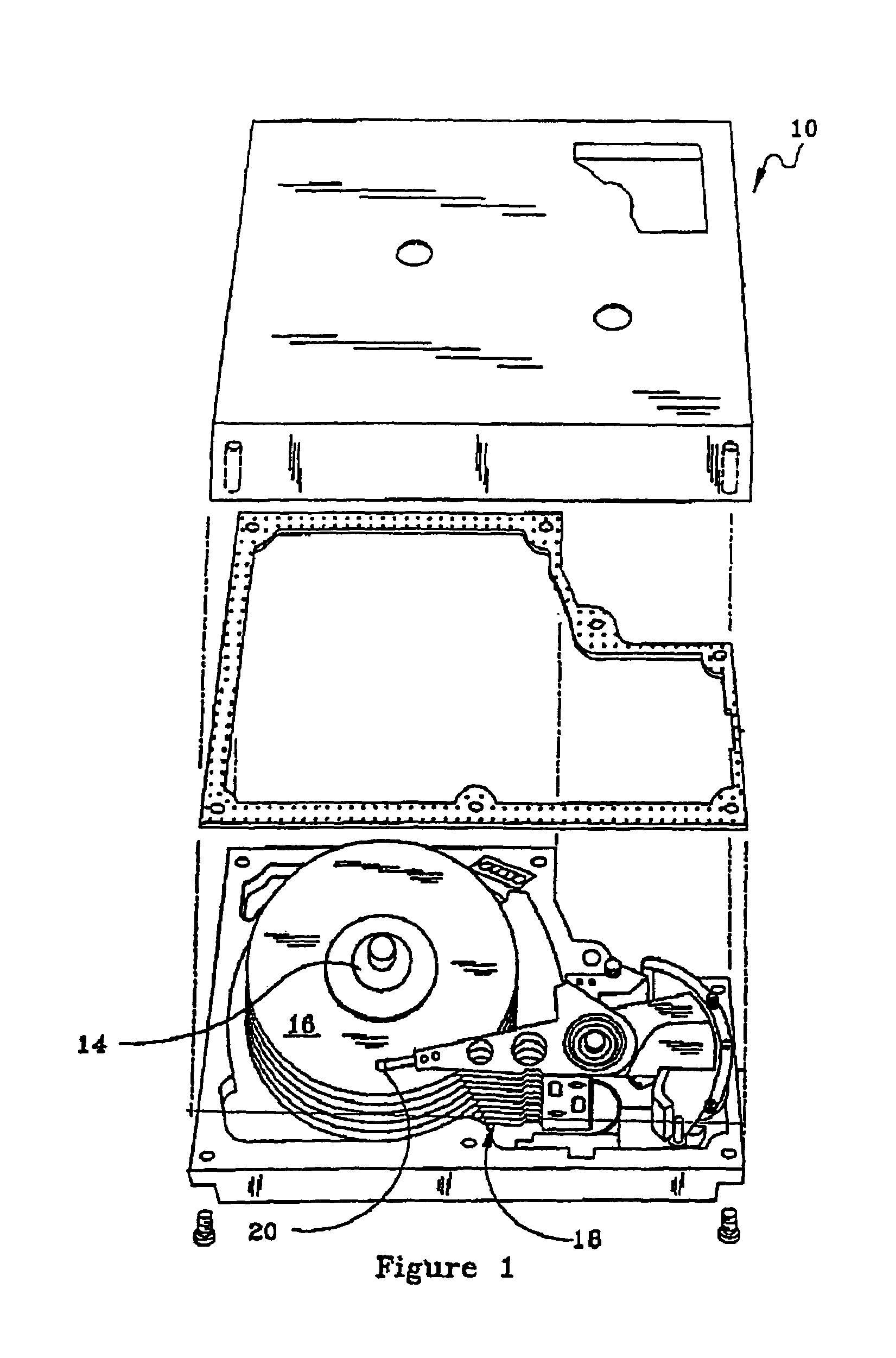 Fluid dynamic bearing with non-linear damping