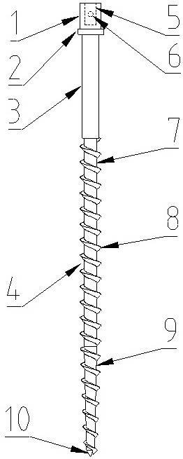 Special self-in/out type grounding electrode for grounding impedance test