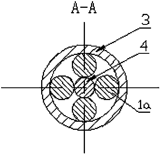 Tractor for finished steel strand and threading method of finished steel strand