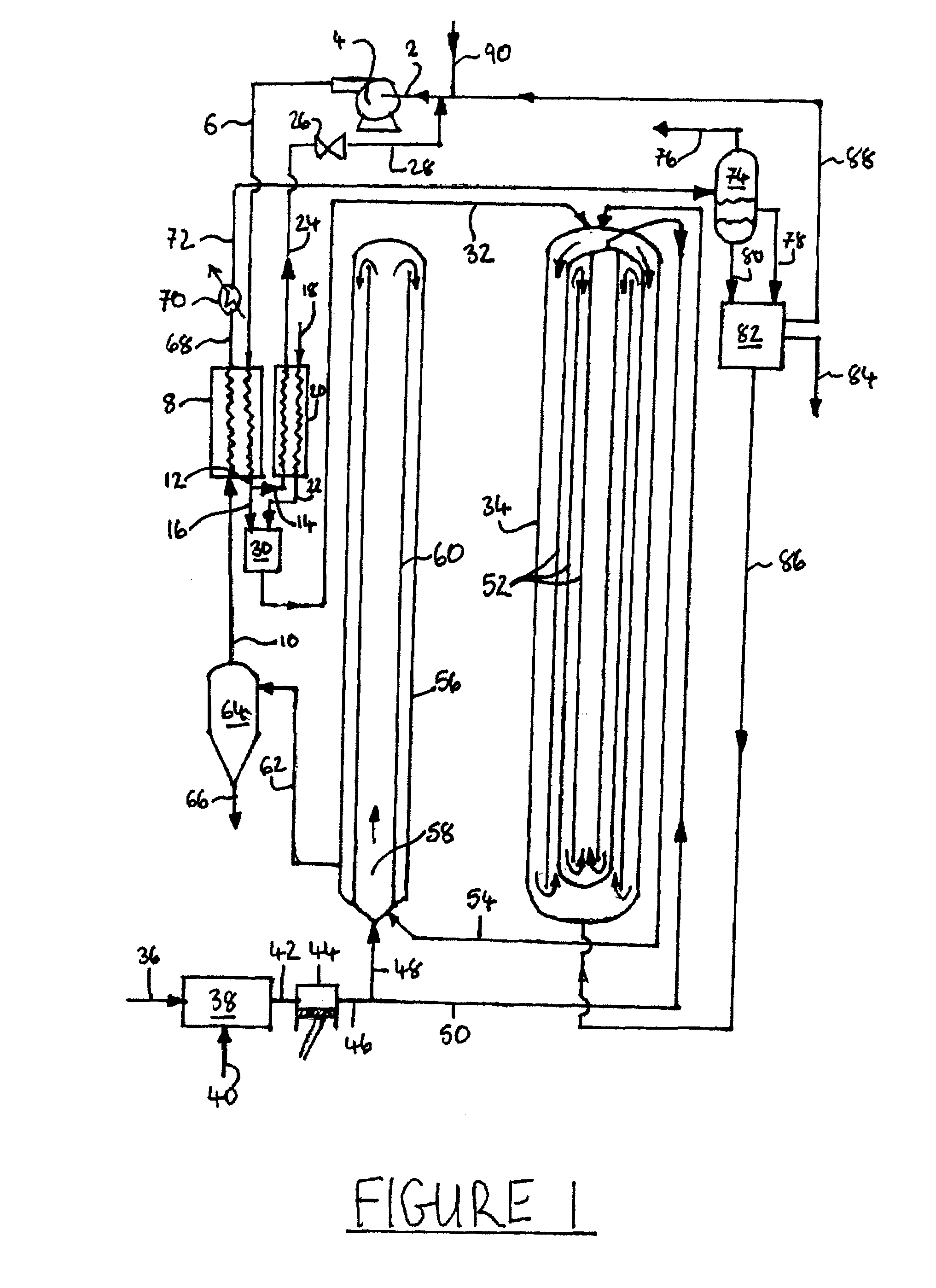 Process and apparatus for upgrading coal using supercritical water