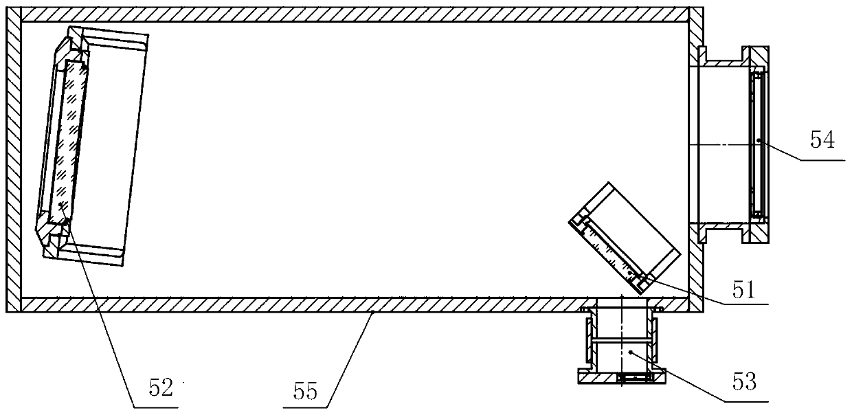 Reflector reflectivity curve measuring device