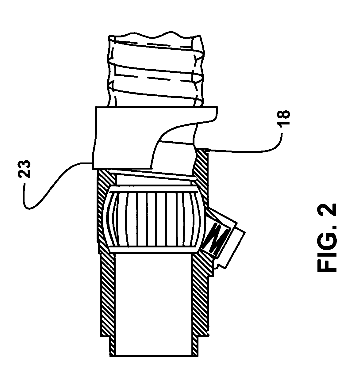 Self-extending electrical hose