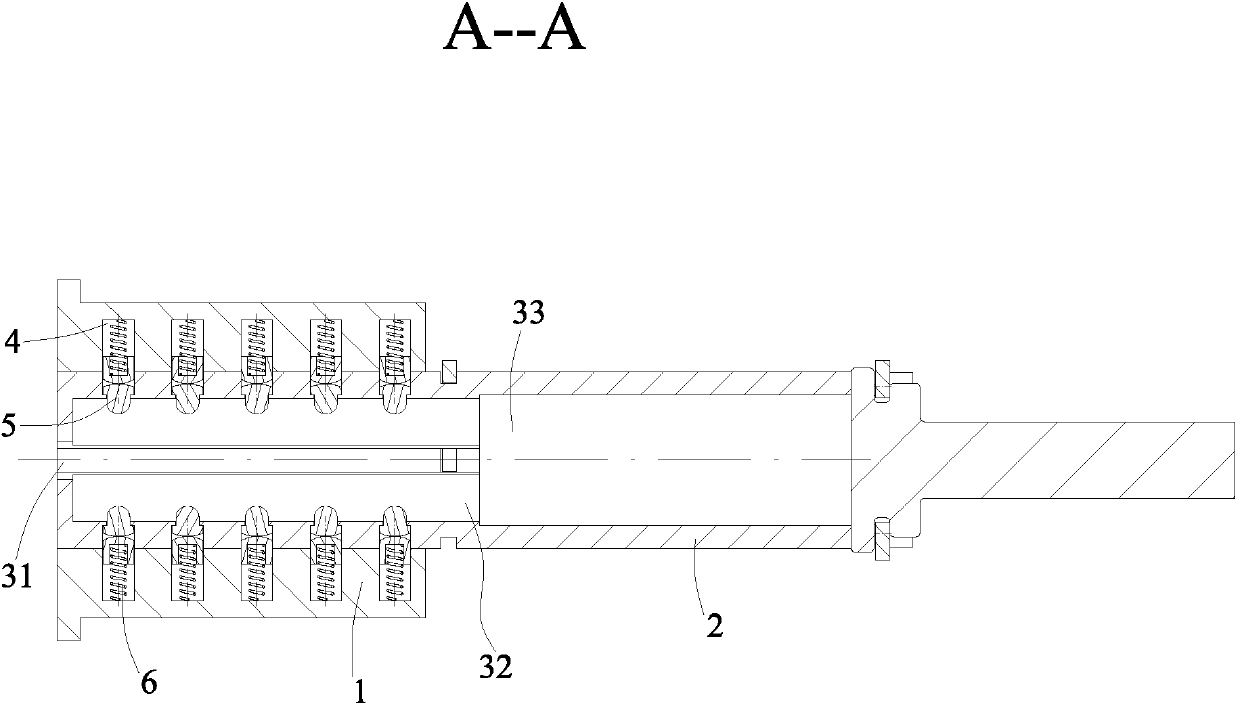 Anti-theft spring lock and key thereof