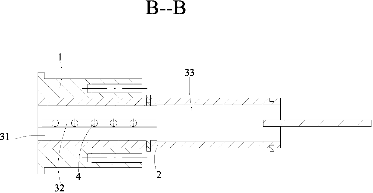 Anti-theft spring lock and key thereof