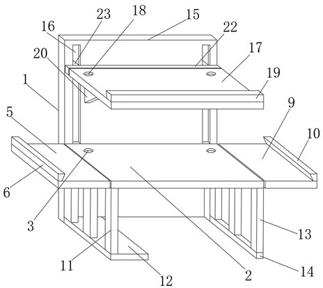 Computer desk for computer software design