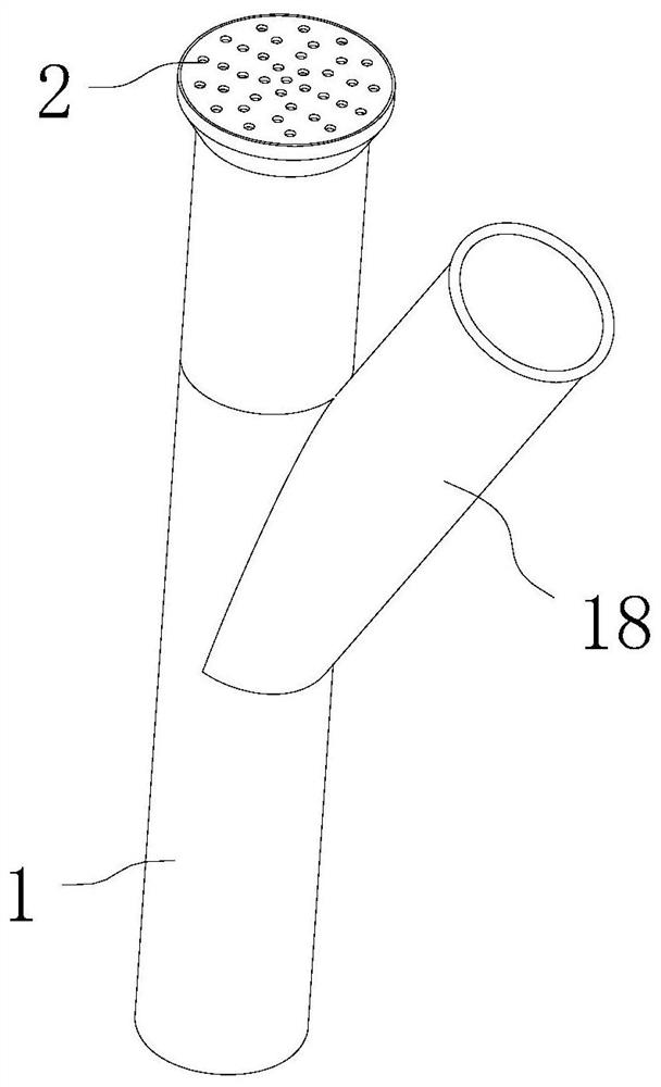 Hair garbage collecting device for household bathroom