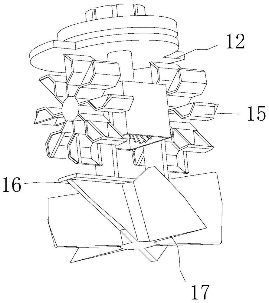 Hair garbage collecting device for household bathroom