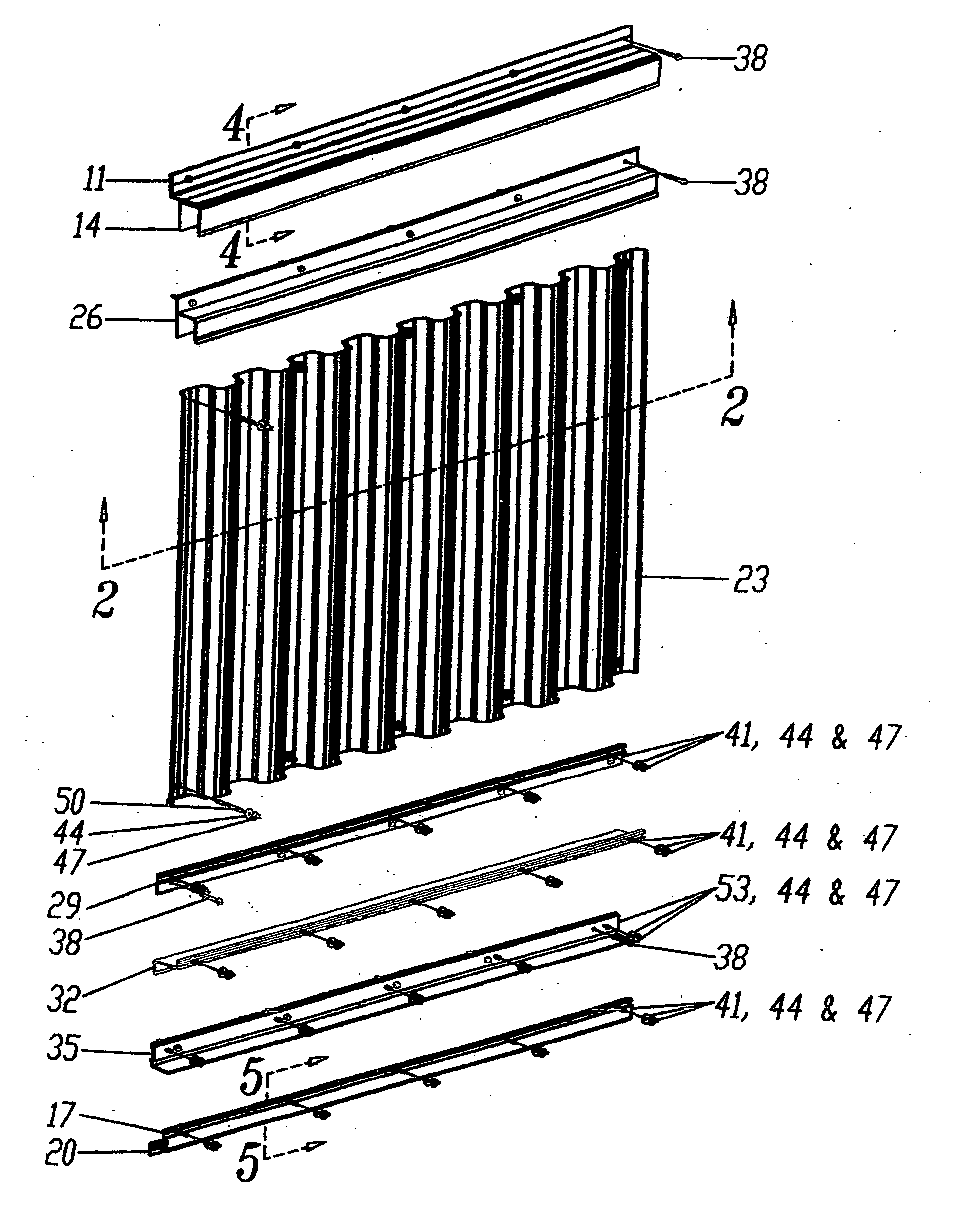 Plastic panel hurricane protection system