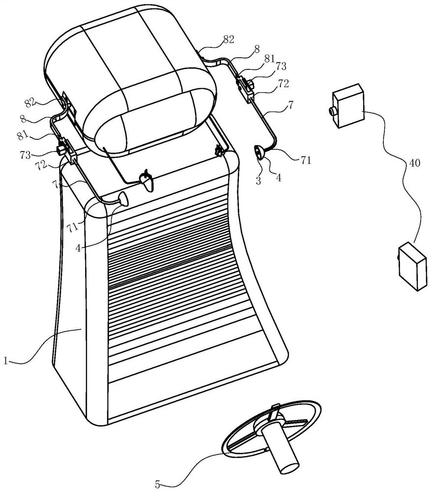 Hood for electrical stimulation