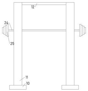 An automatic locking barbell protection device