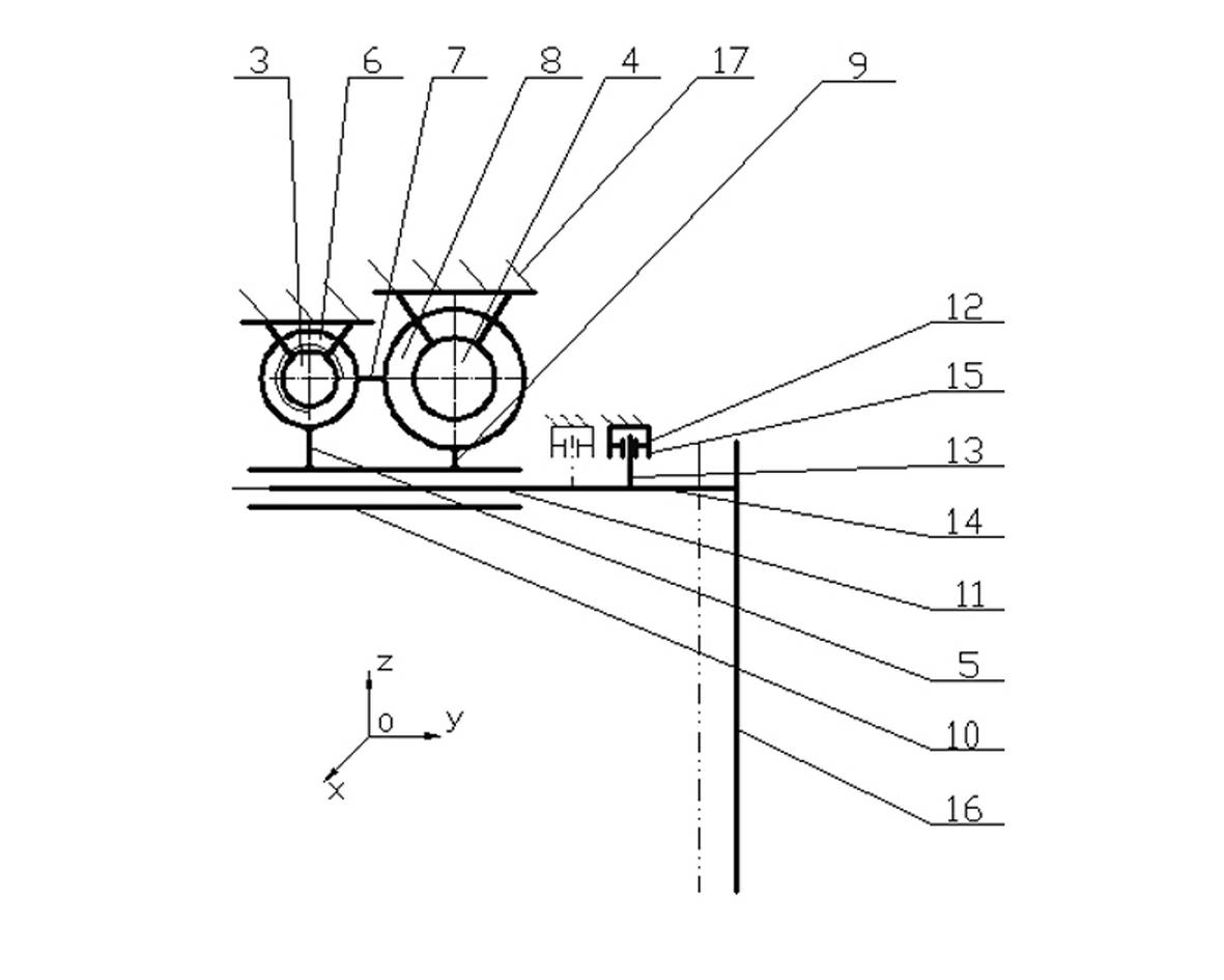 Spiral door carrying guide rod groove cam combination space mechanism for sliding-plug door