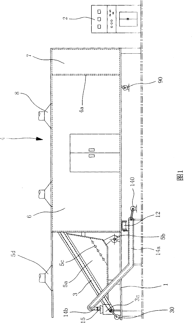 Tea leaf withering process plant