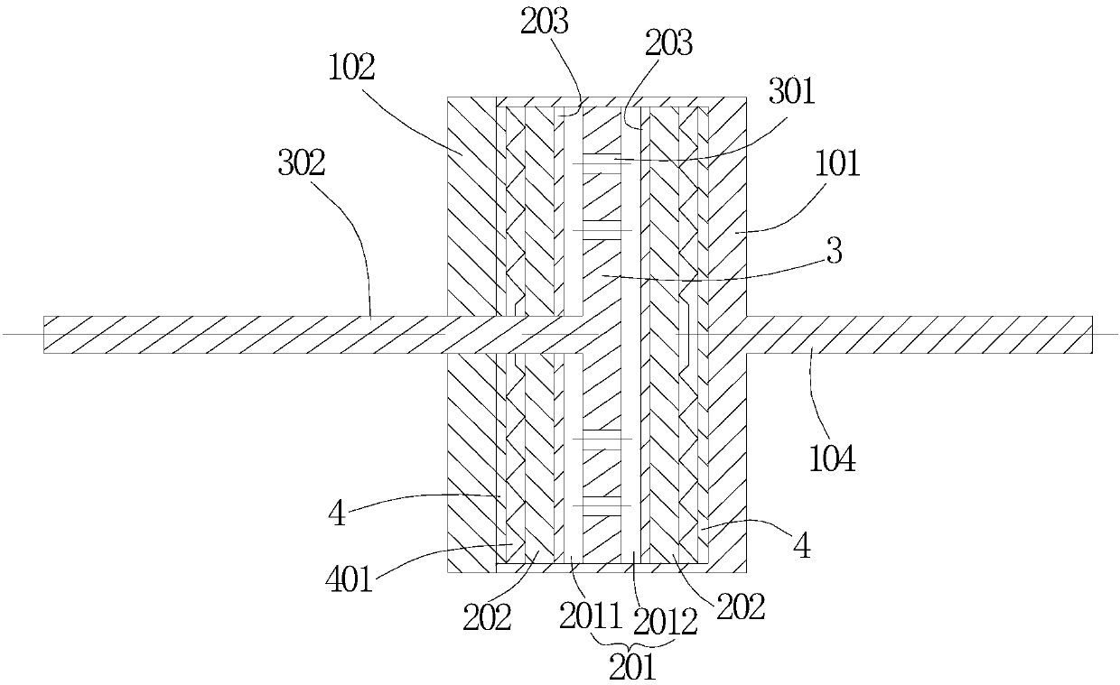 Gear shifting inhaul cable noise reduction device