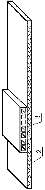 Detection test paper for detecting benzoyl peroxide in flour