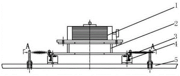 Improvement method and device based on conventional ship vibration isolation system