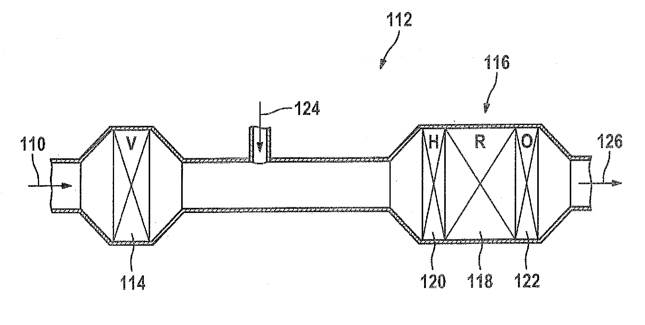 Method and metering system for reducing pollutants in motor vehicle exhaust gases