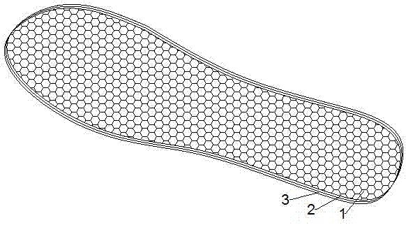 Polyurethane anti-microbial tinea pedis-proof insole