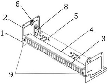 Multifunctional wind scooper support module device and server case