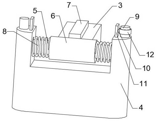 Marine mechanical arm swing stopping mechanism