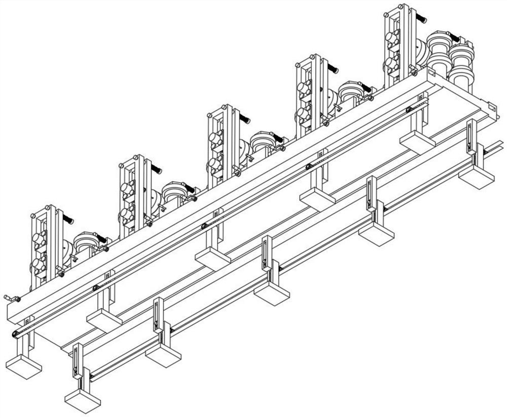 Auxiliary calibration mechanism for special-shaped steel processing