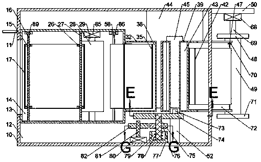 Efficient textile automatic dehydration drying device