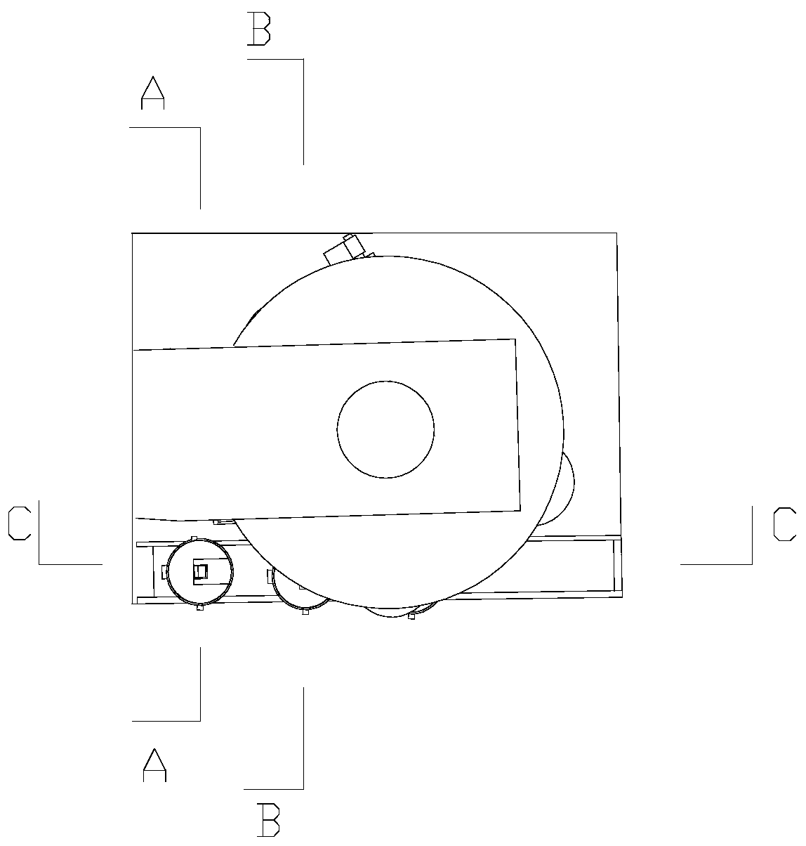 Valve hand wheel dip painting device