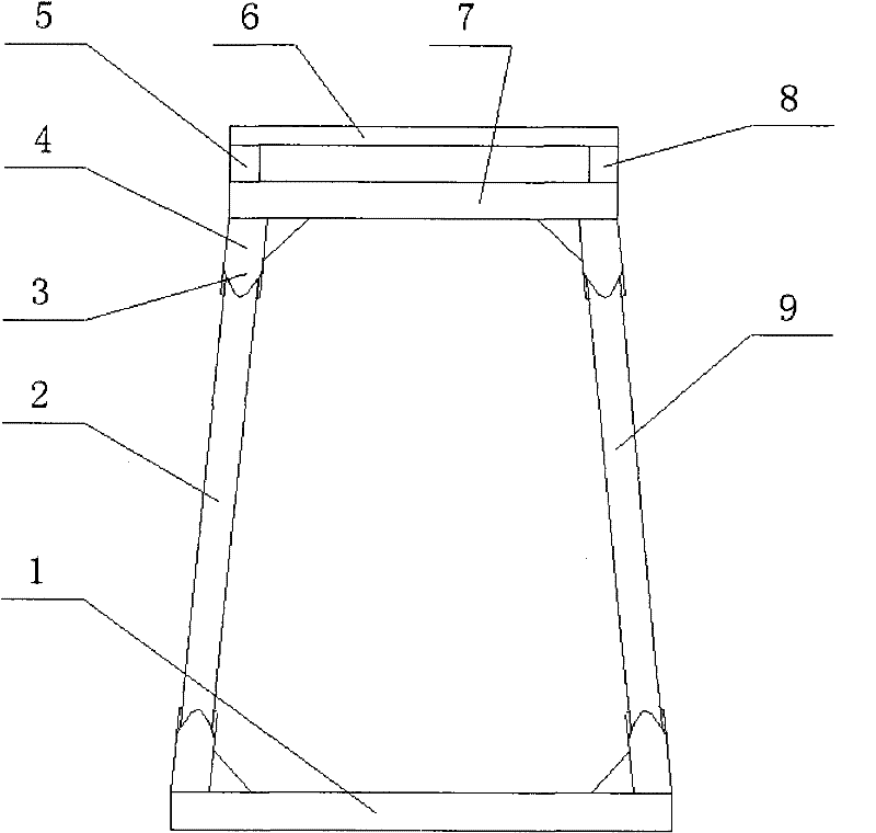 Construction-vehicle cab with novel roll-over protection structure, and dynamic design method thereof